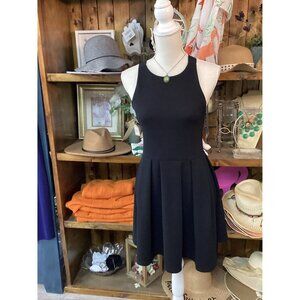 SO Black strappy cotton Mini Dress Size L Jr